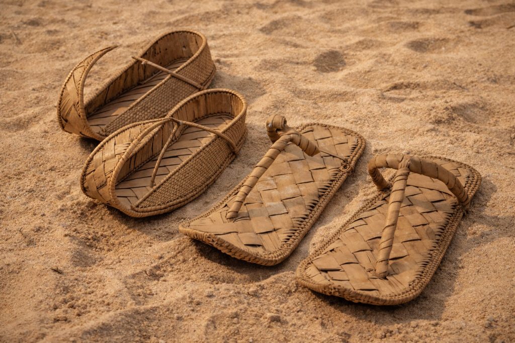 Sandalen des Tut-Anch-Amun im Museum Hurghada