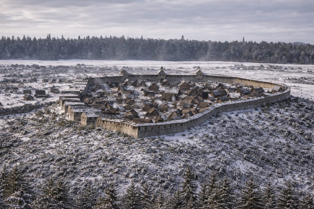 Die Heuneburg, eine Höhensiedlung der frühen Eisenzeit