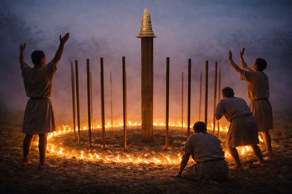 Möglicherweise dienten die Goldkegel als Symbole oder Bedeckungen von Stelen oder Menhiren für uns unbekannte Kulthandlungen