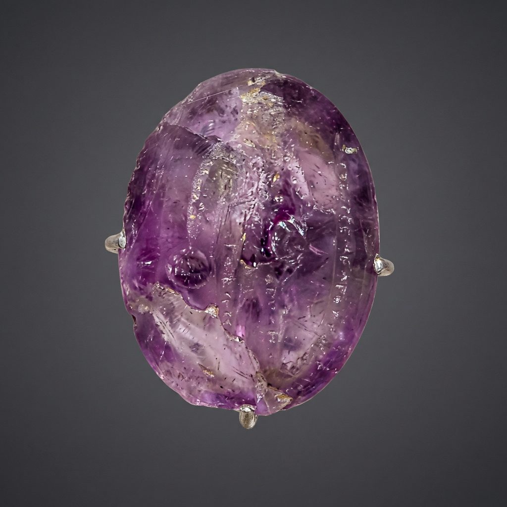 Römische Gemme aus Amethyst