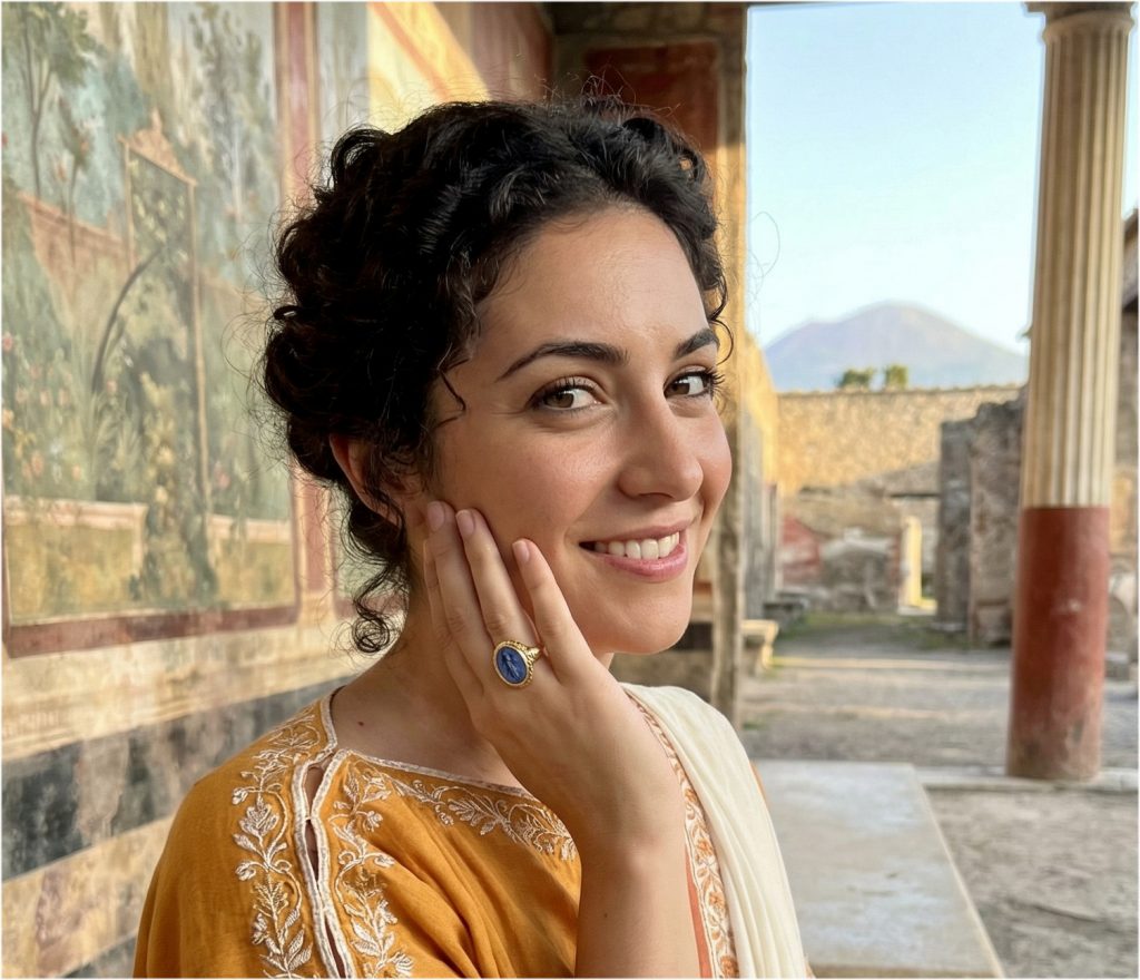 Römerin Pompeji
